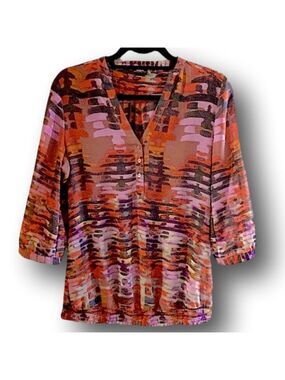 MEXX Blouse. Multi colored. 3/4 length sleeves